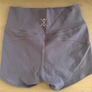 Women's High-Waisted Black Shorts
